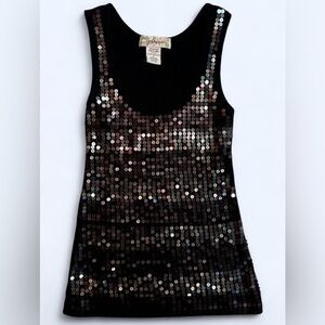 Y2K sequin tank top